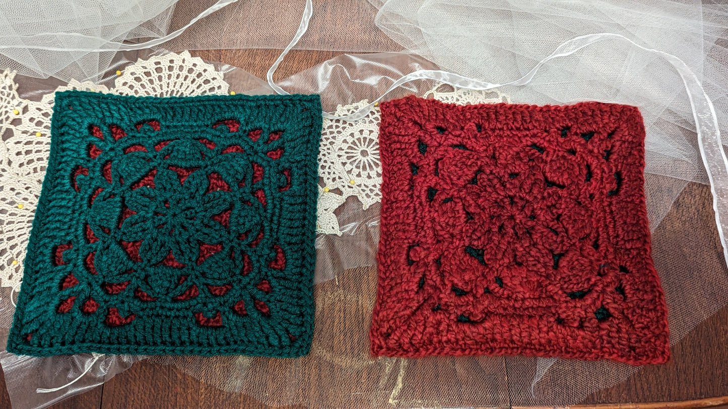 Crochet Flower Pot Holder