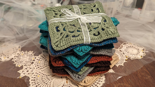 Crochet Flower Pot Holder